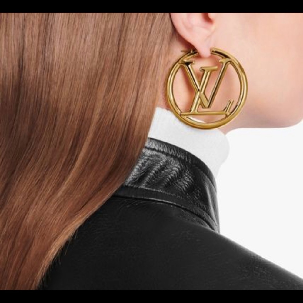 1 Authentic single LV Hoop earring